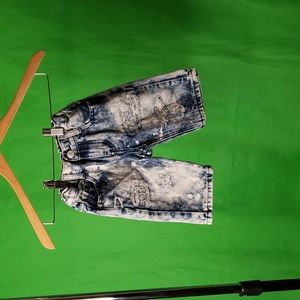 Toddlers Distressed Denim Shorts